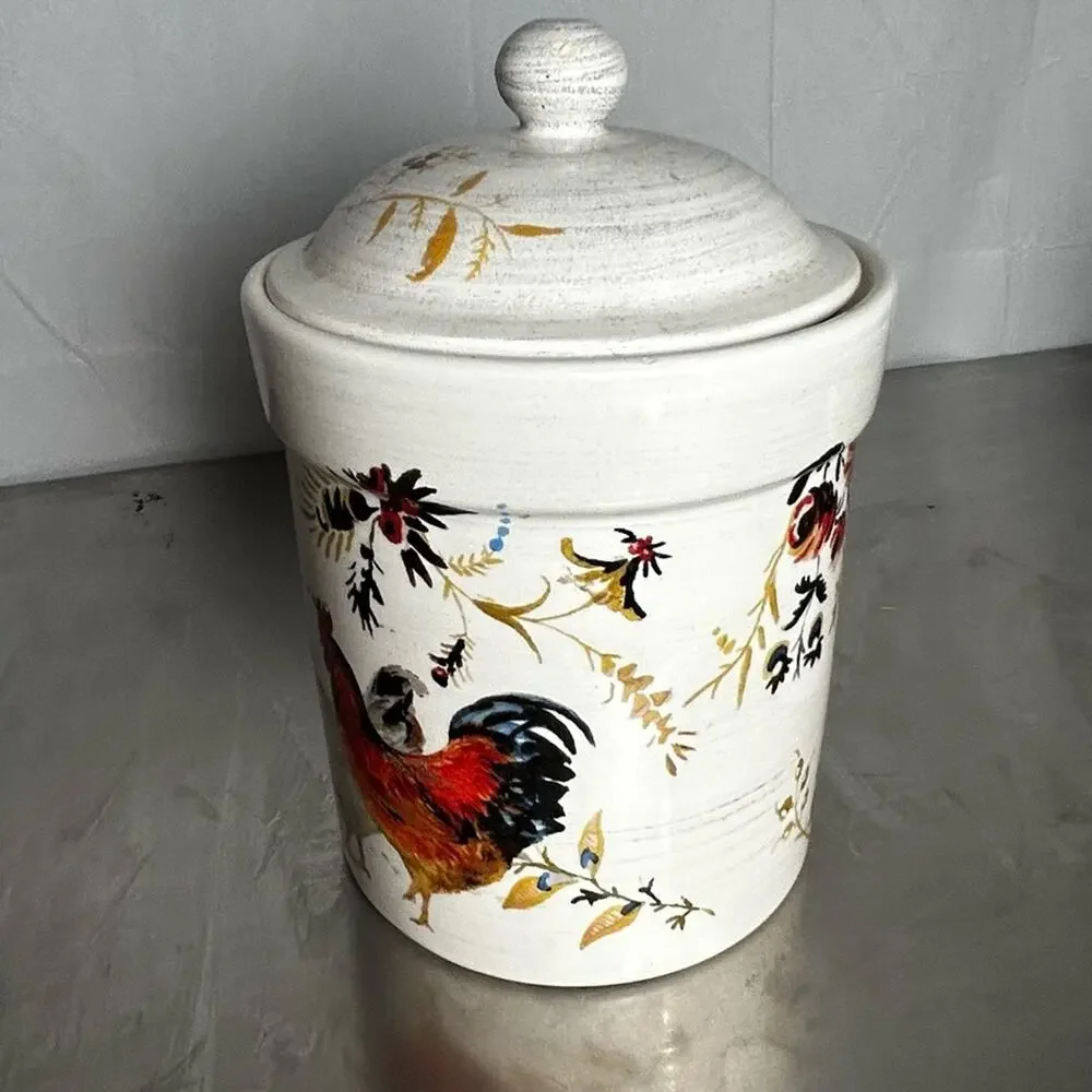 Williams‎ Sonoma Rooster Francais 2008 8” Ceramic Food Container